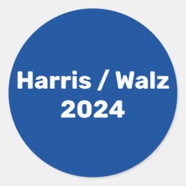 Harris / Walz 2024キャンペ大統領のーン ラウンドシール