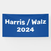 Harris / Walz 2024キャンペ大統領のーン 横断幕 (横)