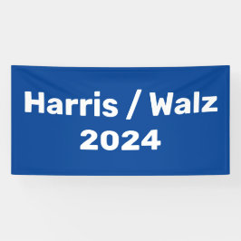 Harris / Walz 2024キャンペ大統領のーン 横断幕