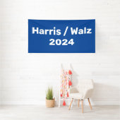 Harris / Walz 2024キャンペ大統領のーン 横断幕 (インサイチュ)
