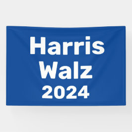 Harris / Walz 2024キャンペ大統領のーン 横断幕