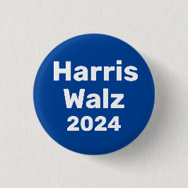 Harris / Walz 2024キャンペ大統領のーン 缶バッジ