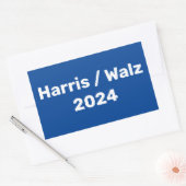 Harris / Walz 2024キャンペ大統領のーン 長方形シール (封筒)
