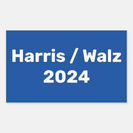 Harris / Walz 2024キャンペ大統領のーン 長方形シール