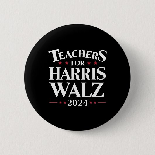 Harris Walz 2024シャツKamala Tim Waltz 缶バッジ (正面)