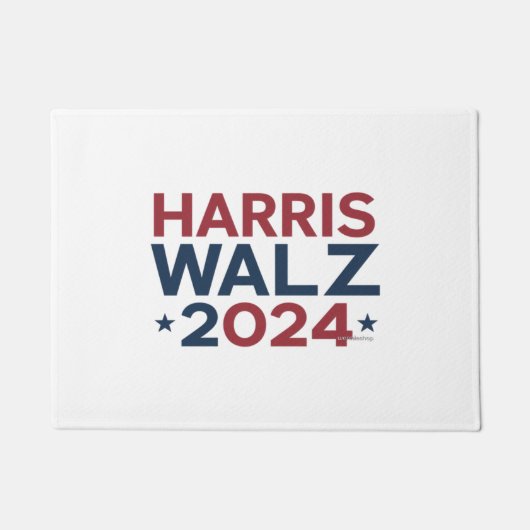 Harris walz 2024トレンドデザイン ドアマット (正面)