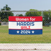 Harris Walz 2024ビッグの女性 横断幕 (インサイチュ)
