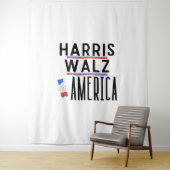 Harris Walz 2024ピン タペストリー (インサイチュ)