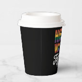 Harris Walz 2024一緒に私たちは選挙LGBTQIAすることができる 紙コップ (右)