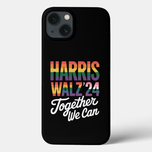 Harris Walz 2024一緒に私たちは選挙LGBTQIAすることができる Case-Mate iPhoneケース (裏面)