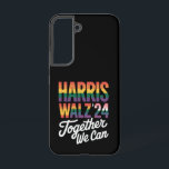 Harris Walz 2024一緒に私たちは選挙LGBTQIAすることができる Samsung Galaxy S22ケース<br><div class="desc">Harris Walz 2024一緒に私たちは選挙LGBTQIAレインボー民主党投票ブルー</div>