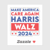 Harris Walz 2024再びアメリカを気に作る シール (シート)