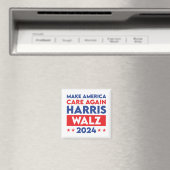 Harris Walz 2024再びアメリカを気に作る マグネット (インサイチュ (食洗機))
