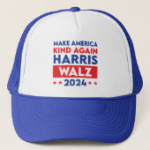 Harris Walz 2024再びアメリカを親切にする キャップ (正面)