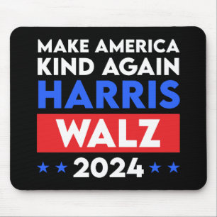 Harris Walz 2024再びアメリカを親切にする マウスパッド