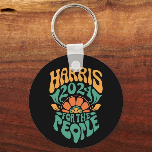 Harris Walz 2024大統領選挙管理委員会 キーホルダー (正面)