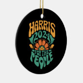 Harris Walz 2024大統領選挙管理委員会 セラミックオーナメント (右)