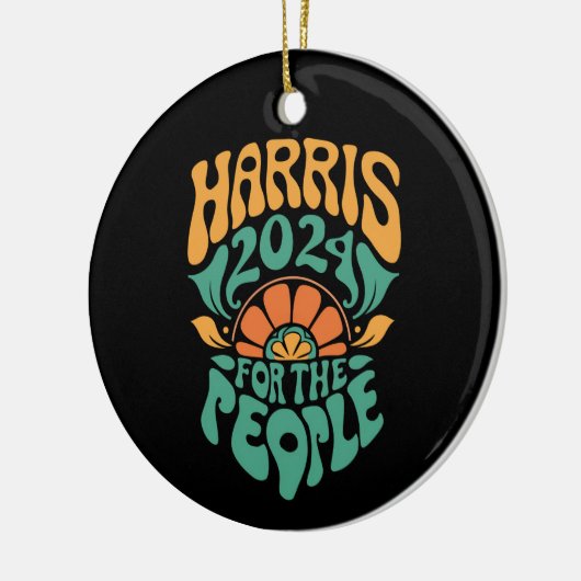 Harris Walz 2024大統領選挙管理委員会 セラミックオーナメント (左)