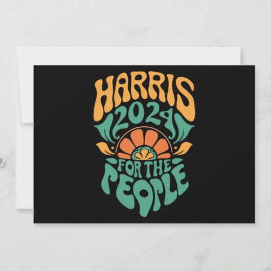Harris Walz 2024大統領選挙管理委員会 招待状 (正面)