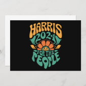 Harris Walz 2024大統領選挙管理委員会 招待状 (正面/裏面)