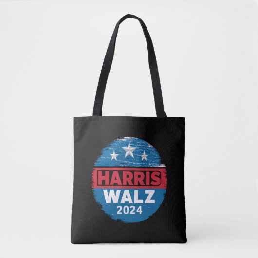 Harris Walz 2024年選挙Kamala Harris Tim Waltz トートバッグ (正面)