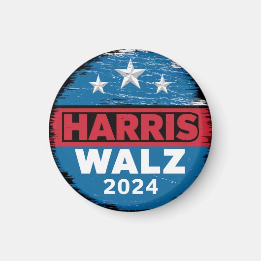 Harris Walz 2024年選挙Kamala Harris Tim Waltz マグネット (正面)