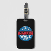 Harris Walz 2024年選挙Kamala Harris Tim Waltz ラゲッジタグ (正面縦)