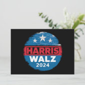 Harris Walz 2024年選挙Kamala Harris Tim Waltz 招待状 (スタンド正面)