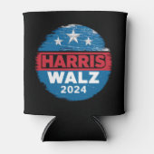 Harris Walz 2024年選挙Kamala Harris Tim Waltz 缶クーラー (正面)
