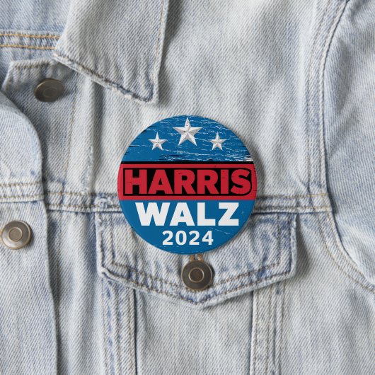 Harris Walz 2024年選挙Kamala Harris Tim Waltz 缶バッジ (インサイチュ)