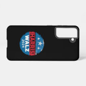 Harris Walz 2024年選挙Kamala Harris Tim Waltz Samsung Galaxyケース (裏面横)