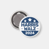 Harris Walz 2024年選挙Kamala Harris Tim Walz マグネット (正面/裏面)