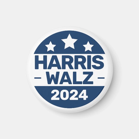 Harris Walz 2024年選挙Kamala Harris Tim Walz マグネット (正面)