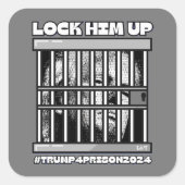HARRIS-WALZ 2024彼をロック スクエアシール (正面)