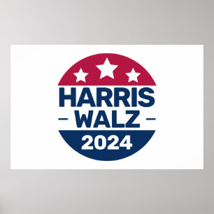 Harris Walz 2024愛国党総裁運動 ポスター