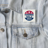Harris Walz 2024愛国党総裁運動 缶バッジ (インサイチュ)