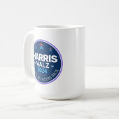 Harris Walz 2024我々は戻らない コーヒーマグカップ (正面左)