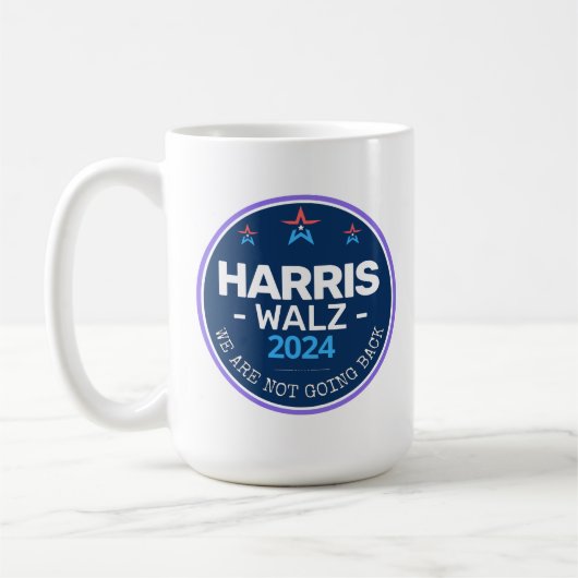 Harris Walz 2024我々は戻らない コーヒーマグカップ (左)