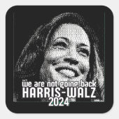 HARRIS-WALZ 2024我々は戻らない スクエアシール (正面)