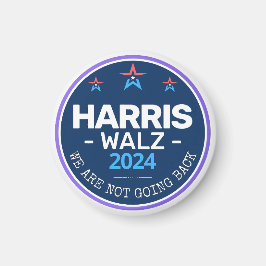 Harris Walz 2024我々は戻らない マグネット