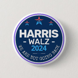 Harris Walz 2024我々は戻らない 缶バッジ