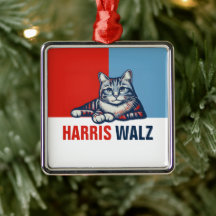 Harris Walz 2024明らかに赤い青い猫