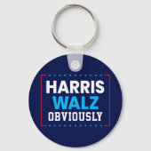 Harris Walz 2024明らかに キーホルダー (正面)