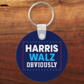 Harris Walz 2024明らかに キーホルダー (正面)