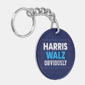 Harris Walz 2024明らかに キーホルダー (正面左)