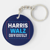 Harris Walz 2024明らかに キーホルダー (裏面)