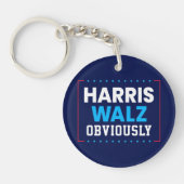 Harris Walz 2024明らかに キーホルダー (正面)