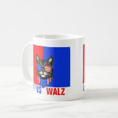 Harris Walz 2024明らかに コーヒーマグカップ (正面左)