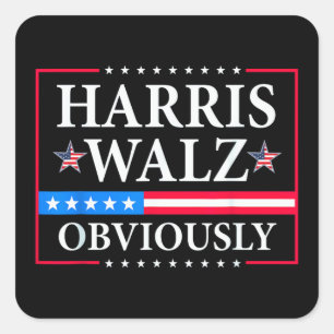 Harris Walz 2024明らかに ティムワルツ スクエアシール