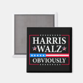 Harris Walz 2024明らかに | ティムワルツ マグネット (正面/裏面)